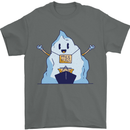 Free Hugs Iceberg and Ship Environment Mens T-Shirt Cotton Gildan Charcoal