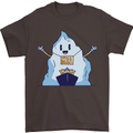 Free Hugs Iceberg and Ship Environment Mens T-Shirt Cotton Gildan Dark Chocolate