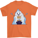 Free Hugs Iceberg and Ship Environment Mens T-Shirt Cotton Gildan Orange