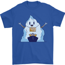 Free Hugs Iceberg and Ship Environment Mens T-Shirt Cotton Gildan Royal Blue