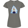 Free Hugs Iceberg and Ship Environment Womens Petite Cut T-Shirt Charcoal
