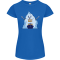 Free Hugs Iceberg and Ship Environment Womens Petite Cut T-Shirt Royal Blue