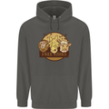 Free Kisses Animals Cow Monkey Giraffe Childrens Kids Hoodie Storm Grey