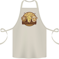 Free Kisses Animals Cow Monkey Giraffe Cotton Apron 100% Organic Natural