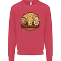 Free Kisses Animals Cow Monkey Giraffe Kids Sweatshirt Jumper Heliconia
