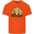 Free Kisses Animals Cow Monkey Giraffe Kids T-Shirt Childrens Orange