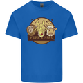 Free Kisses Animals Cow Monkey Giraffe Kids T-Shirt Childrens Royal Blue