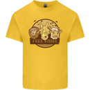 Free Kisses Animals Cow Monkey Giraffe Kids T-Shirt Childrens Yellow