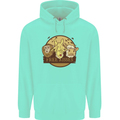 Free Kisses Animals Cow Monkey Giraffe Mens 80% Cotton Hoodie Peppermint