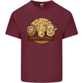 Free Kisses Animals Cow Monkey Giraffe Mens Cotton T-Shirt Tee Top Maroon