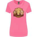 Free Kisses Animals Cow Monkey Giraffe Womens Wider Cut T-Shirt Azalea