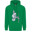 Freediving Chain Diver Scuba Diving Childrens Kids Hoodie Irish Green