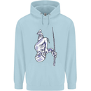 Freediving Chain Diver Scuba Diving Childrens Kids Hoodie Light Blue
