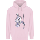 Freediving Chain Diver Scuba Diving Childrens Kids Hoodie Light Pink