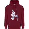 Freediving Chain Diver Scuba Diving Childrens Kids Hoodie Maroon