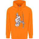 Freediving Chain Diver Scuba Diving Childrens Kids Hoodie Orange