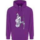 Freediving Chain Diver Scuba Diving Childrens Kids Hoodie Purple