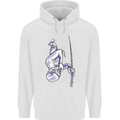 Freediving Chain Diver Scuba Diving Childrens Kids Hoodie White