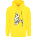 Freediving Chain Diver Scuba Diving Childrens Kids Hoodie Yellow