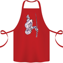 Freediving Chain Diver Scuba Diving Cotton Apron 100% Organic Red