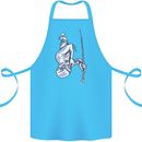 Freediving Chain Diver Scuba Diving Cotton Apron 100% Organic Turquoise