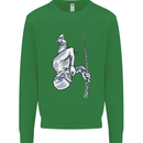 Freediving Chain Diver Scuba Diving Kids Sweatshirt Jumper Irish Green