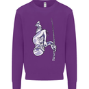 Freediving Chain Diver Scuba Diving Kids Sweatshirt Jumper Purple