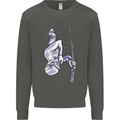 Freediving Chain Diver Scuba Diving Kids Sweatshirt Jumper Storm Grey