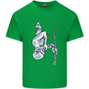 Freediving Chain Diver Scuba Diving Kids T-Shirt Childrens Irish Green