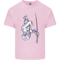 Freediving Chain Diver Scuba Diving Kids T-Shirt Childrens Light Pink