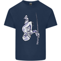 Freediving Chain Diver Scuba Diving Kids T-Shirt Childrens Navy Blue