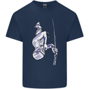 Freediving Chain Diver Scuba Diving Kids T-Shirt Childrens Navy Blue