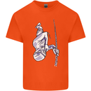 Freediving Chain Diver Scuba Diving Kids T-Shirt Childrens Orange