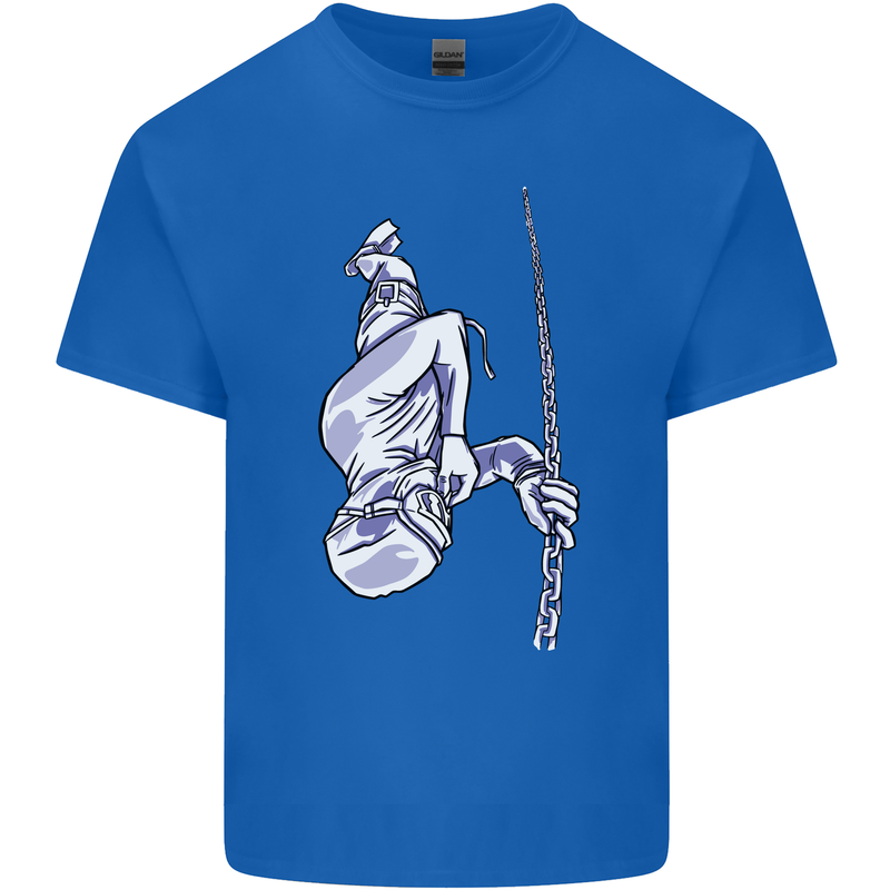 Freediving Chain Diver Scuba Diving Kids T-Shirt Childrens Royal Blue