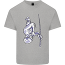 Freediving Chain Diver Scuba Diving Kids T-Shirt Childrens Sports Grey