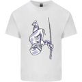 Freediving Chain Diver Scuba Diving Kids T-Shirt Childrens White
