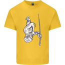 Freediving Chain Diver Scuba Diving Kids T-Shirt Childrens Yellow