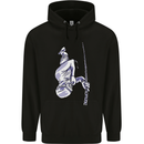 Freediving Chain Diver Scuba Diving Mens 80% Cotton Hoodie Black