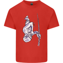 Freediving Chain Diver Scuba Diving Mens Cotton T-Shirt Tee Top Red