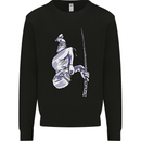 Freediving Chain Diver Scuba Diving Mens Sweatshirt Jumper Black