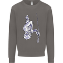 Freediving Chain Diver Scuba Diving Mens Sweatshirt Jumper Charcoal