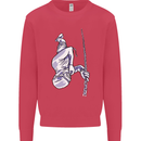 Freediving Chain Diver Scuba Diving Mens Sweatshirt Jumper Heliconia