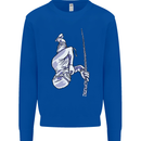 Freediving Chain Diver Scuba Diving Mens Sweatshirt Jumper Royal Blue