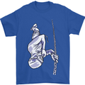 Freediving Chain Diver Scuba Diving Mens T-Shirt Cotton Gildan Royal Blue