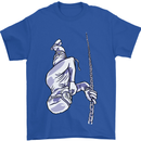 Freediving Chain Diver Scuba Diving Mens T-Shirt Cotton Gildan Royal Blue