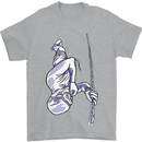 Freediving Chain Diver Scuba Diving Mens T-Shirt Cotton Gildan Sports Grey