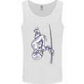 Freediving Chain Diver Scuba Diving Mens Vest Tank Top White