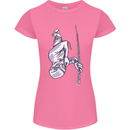 Freediving Chain Diver Scuba Diving Womens Petite Cut T-Shirt Azalea