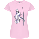 Freediving Chain Diver Scuba Diving Womens Petite Cut T-Shirt Light Pink