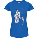 Freediving Chain Diver Scuba Diving Womens Petite Cut T-Shirt Royal Blue